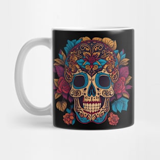 Sugar Skull Art: A Stunning Celebration of Life and Death Mug